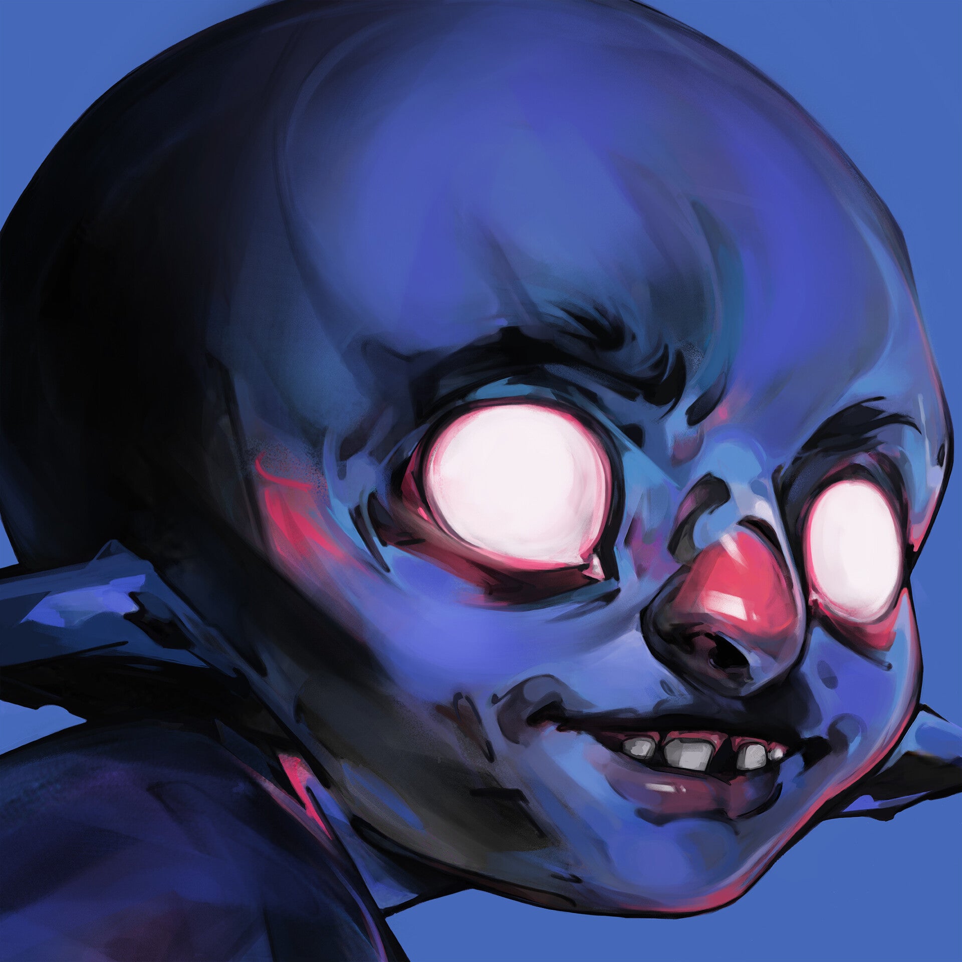 Blue Goblin Print